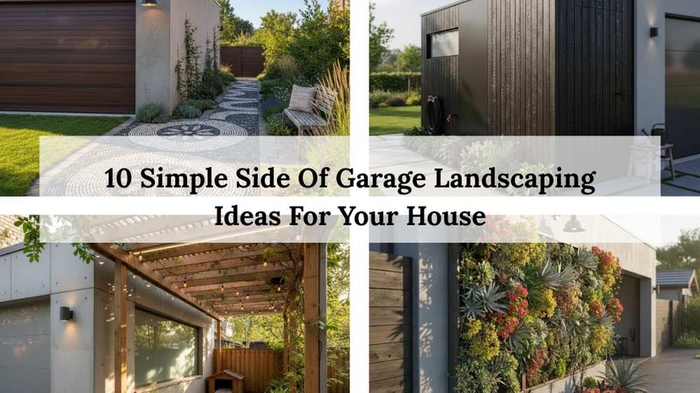 10 Simple Side Of Garage Landscaping Ideas For Your House