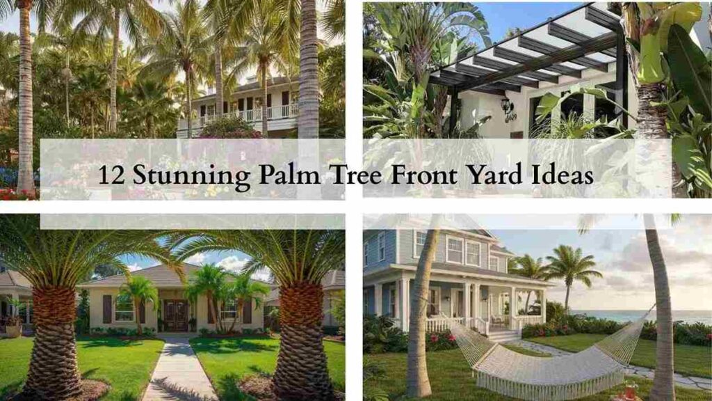 12 Stunning Palm Tree Front Yard Ideas