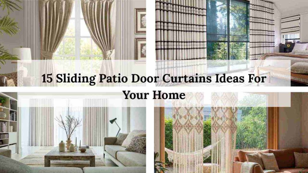 15 Sliding Patio Door Curtains Ideas For Your Home