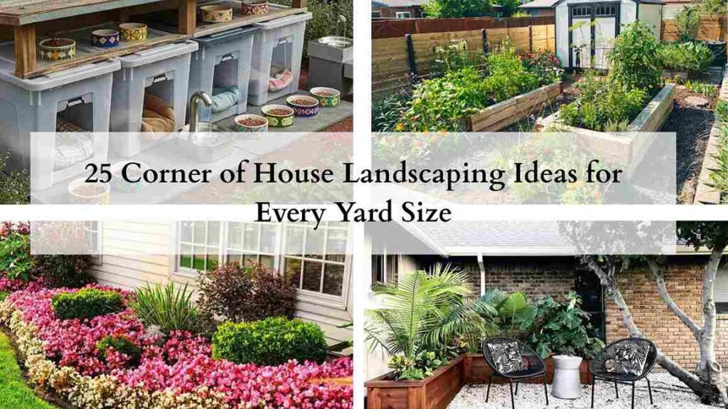 25 Corner of House Landscaping Ideas for Every Yard Size