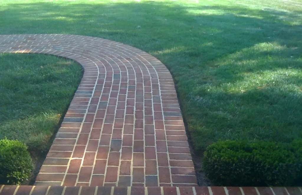 Brick foundation Sidewalk