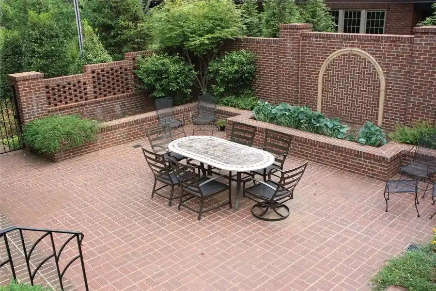 Californian Basketweave Brick Patio