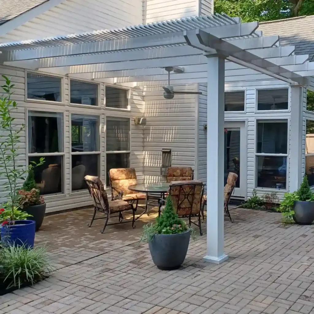 DIY Pergola Extension on Patio
