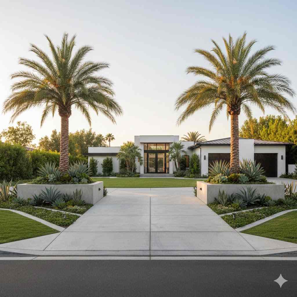 Entrance Planters For Driveway Extension