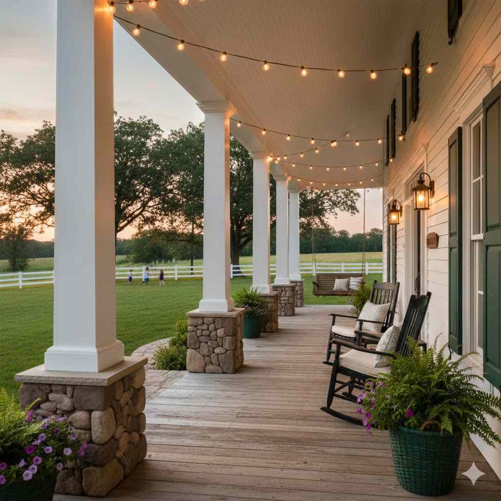 Fibreglass Tuscan-Style Porch Columns