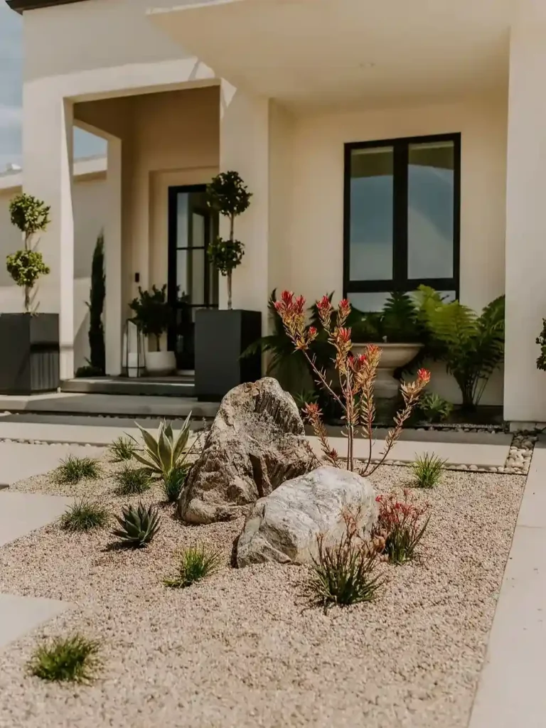 Mediterranean Front Yard