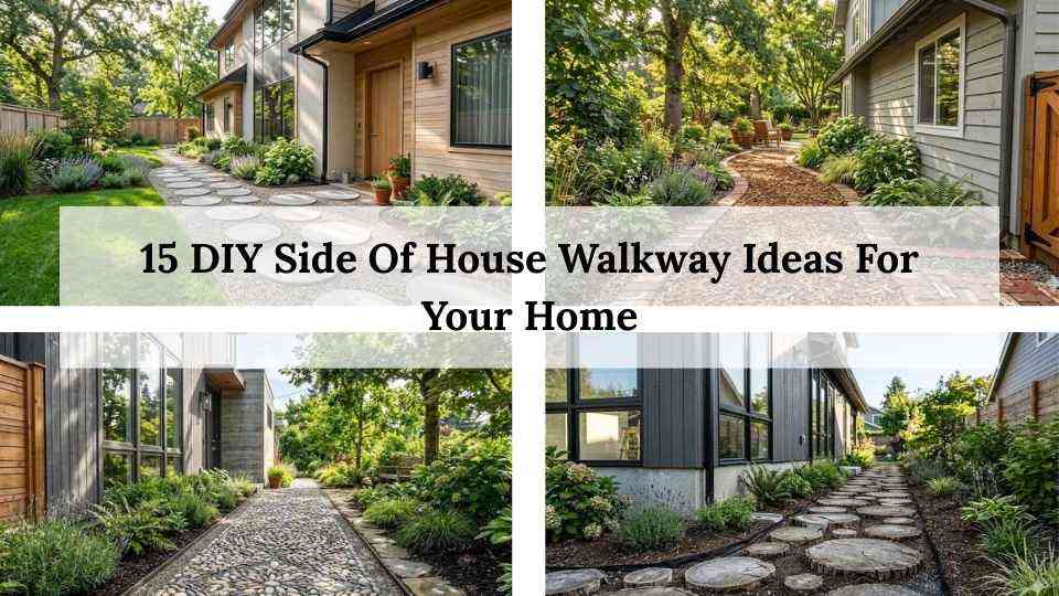 15 DIY Side Of House Walkway Ideas For Your Home
