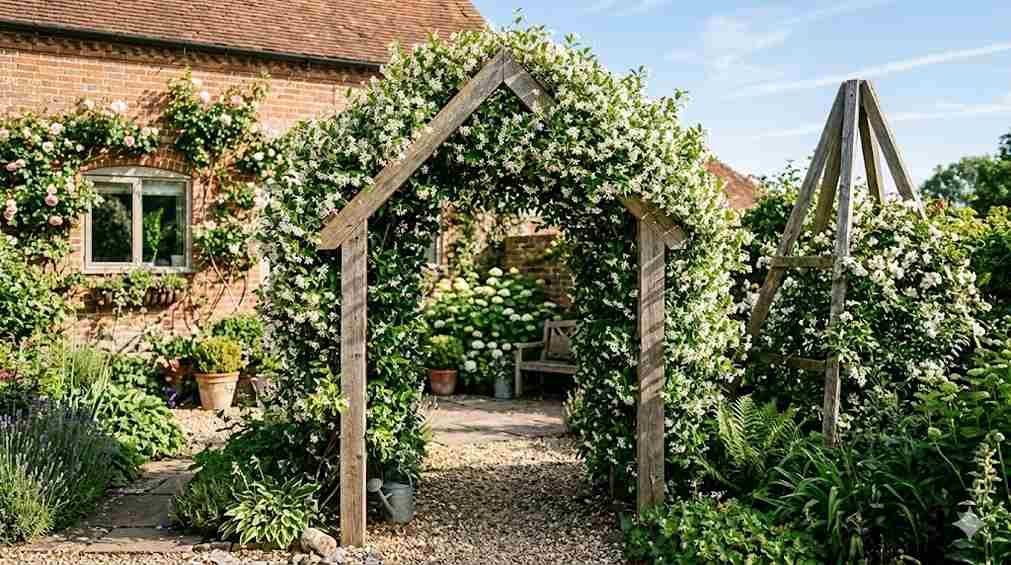 A-Frame Garden Trellis For Climbers