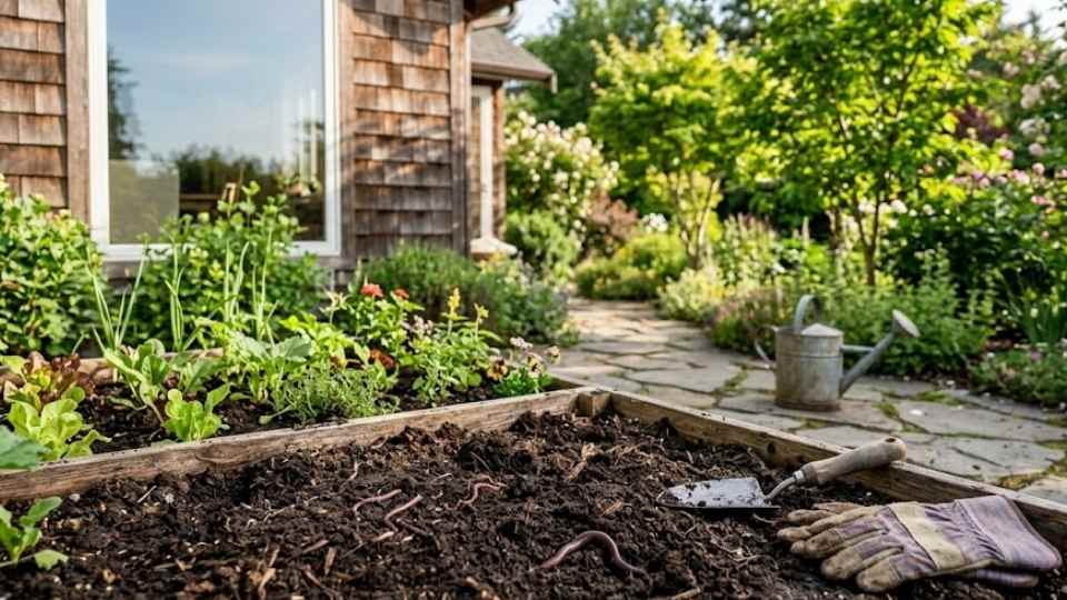 EarthWorms in The Garden