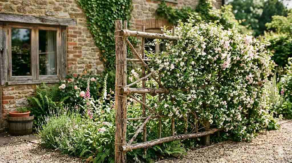 Rustic Branches For Jasmine Trellis 