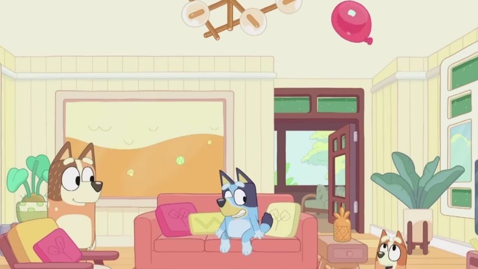 An Image of Bluey House Living Room