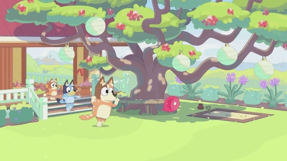 An Image of Bluey House Outdoor Backyard Area 