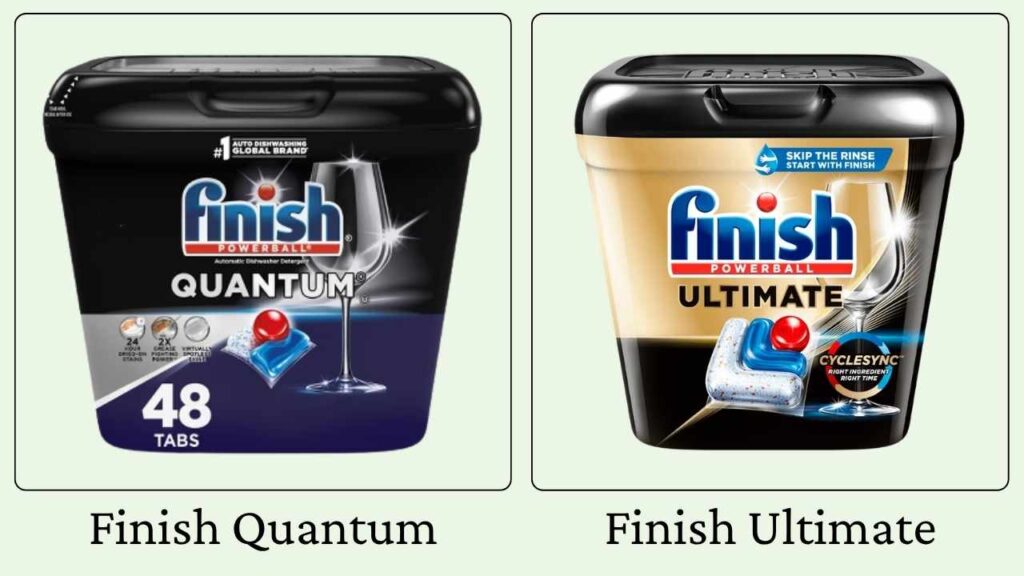 Difference between Finish Quantum Vs Finish Ultimate 