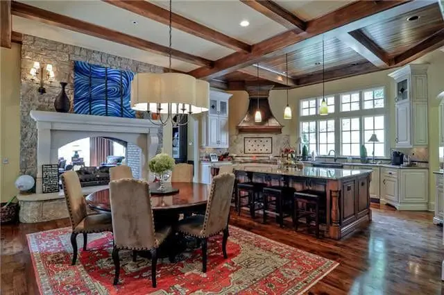 Kirk Herbstreit Tenessee House Kitchen and Dining Room