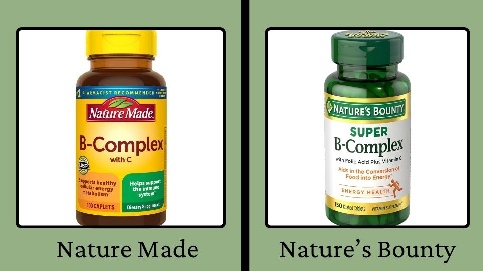 Nature Made Vs Nature’s Bounty B-Complex