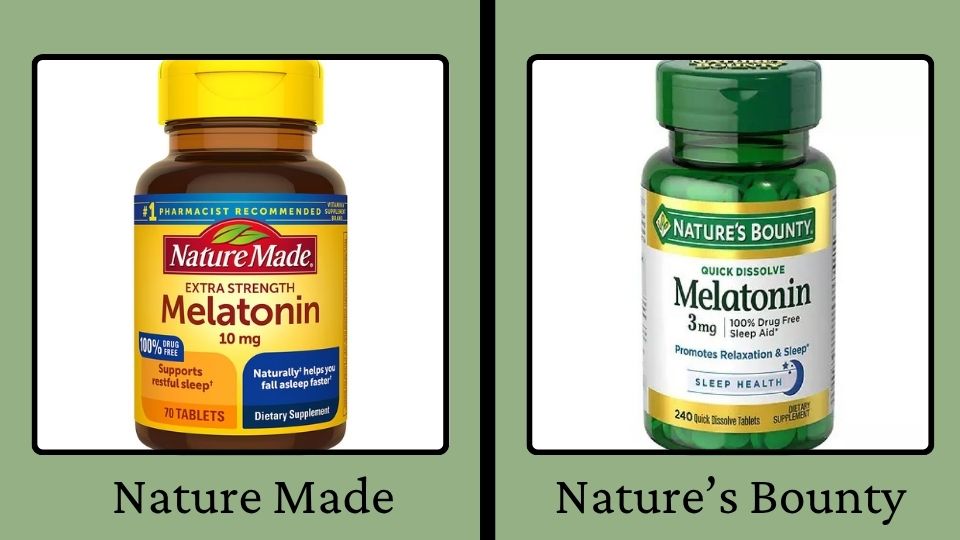 Nature Made Vs Nature’s Bounty Melatonin 