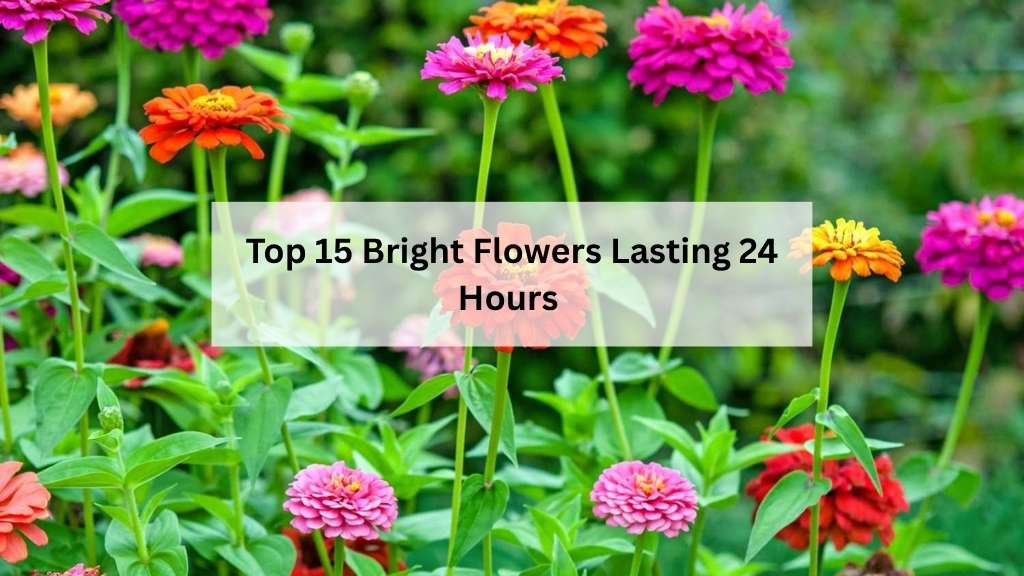 Top 15 Bright Flowers Lasting 24 Hours 