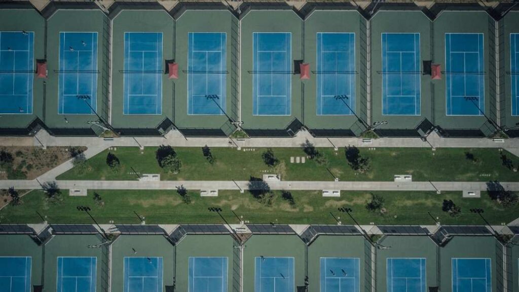 An Image Showing 25 Acres of Land having 388 Tennis Court fit in it