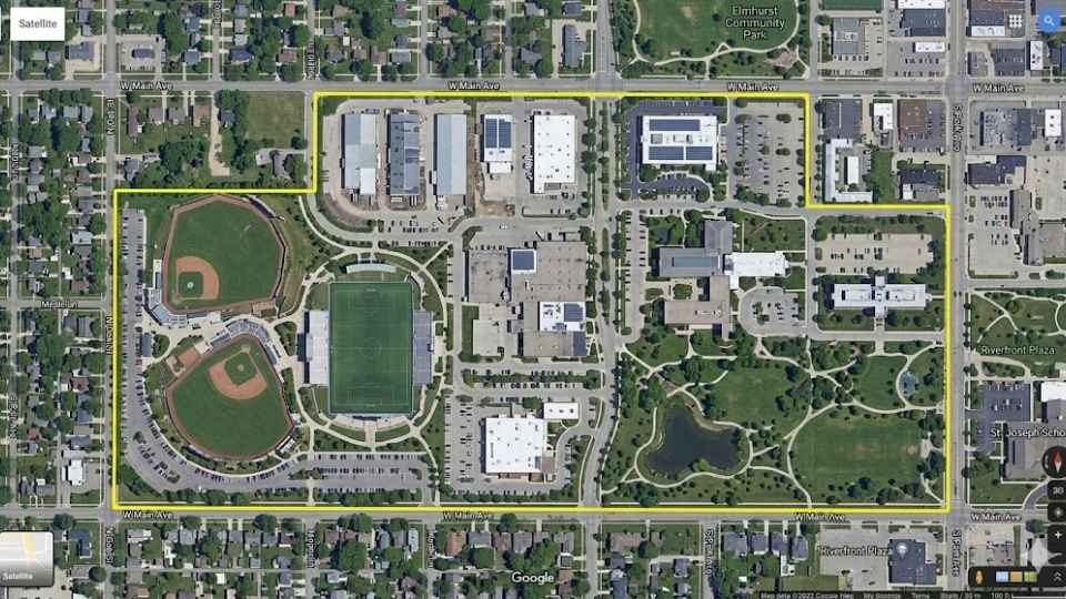 An Image showing 11 Acres On A Map
