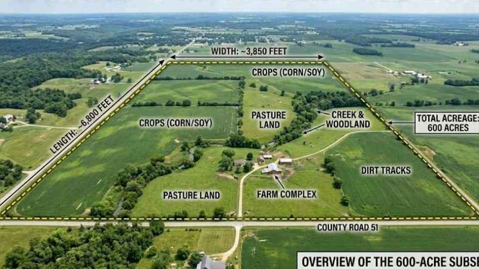An Image showing 600 Acres of Land
